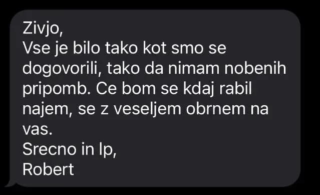 Customer review of Miza Rent bar table rental 2